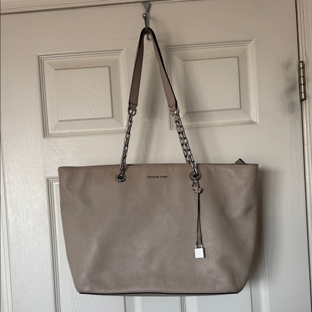 Michael Kors Chain Top Zip Multi-Function Tote - image 1